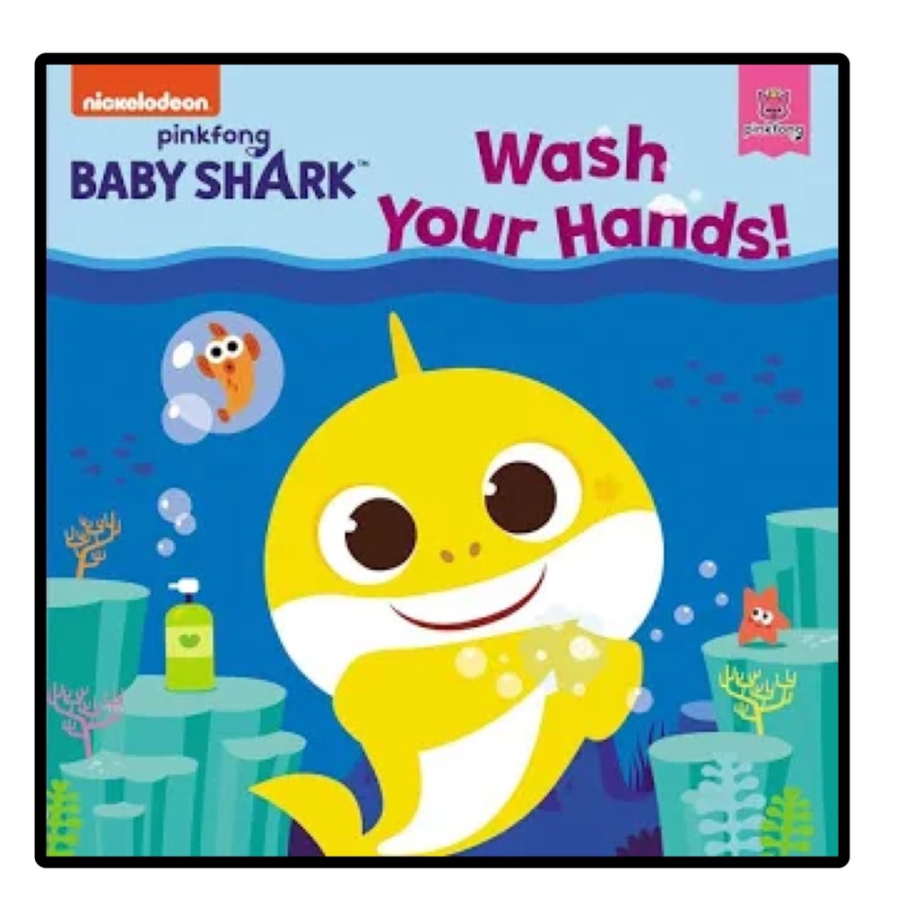BUNDLE & SAVE🦈 Pinkfong Baby Shark "Wash Your Hands!" Softcover Book